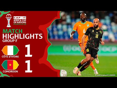 Côte d'Ivoire vs Cameroon 1-1 Highlights | AFCON 2025 - #TotalEnergiesAFCON2025