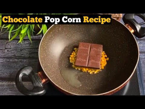 Easy Chocolate Pop Corn Recipe | Pop Corn Recipe | Pop Corn Home Made