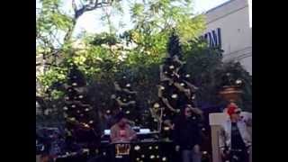 Far East Movement rehearsing Christmas in LA at the Grove's Tree Lighting on November 11, 2012