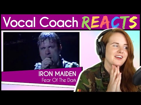 Vocal Coach reacts to Iron Maiden - Fear Of The Dark (Live At Rock In Rio) Bruce Dickinson
