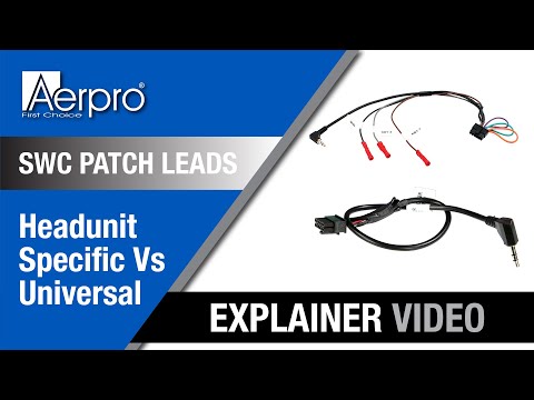Aerpro Patch Leads – Headunit Specific vs Universal Patch Lead