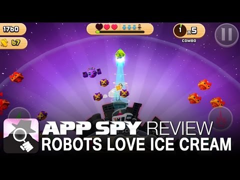 Robots Love Ice Cream | iOS iPhone / iPad Gameplay Review - AppSpy.com