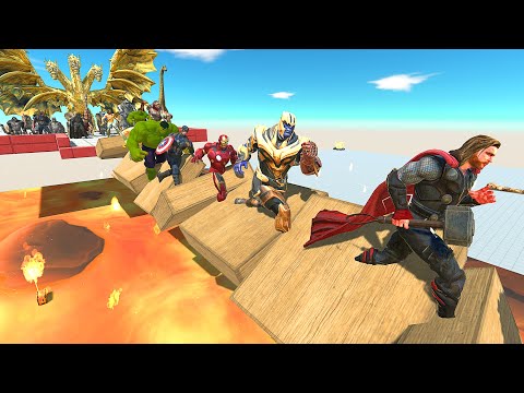 Who Can Cross the Unstable Bridge? - Animal Revolt Battle Simulator