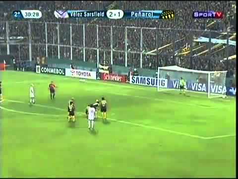Velez 2   Peñarol 1 Penal errado Silva Peñarol a la final