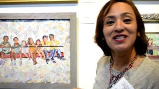 Artists Greeting Visitors at our Extended Gallery 209 Grand Opening!