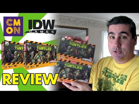 Zombicide Teenage Mutant Ninja Turtle Packs 1&2 REVIEW