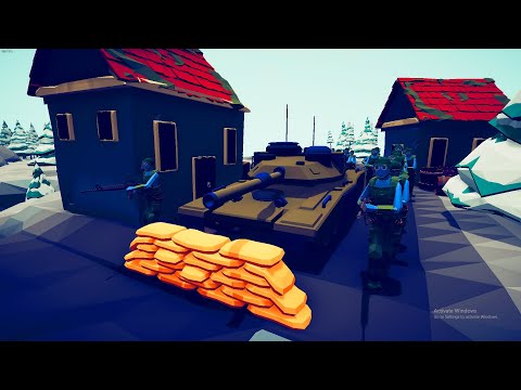 CAN 120x RUSSIAN ARMY CLEAR REBEL BASE? - Totally Accurate Battle Simulator TABS