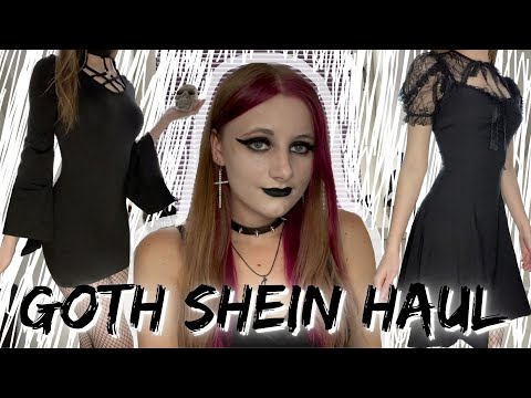 GOTH SHEIN / ROMWE HAUL - Cute Dresses & Crop Tops