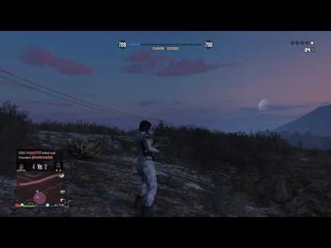 GTA5 online Heavy Sniper 2 vs Hydra