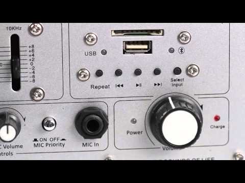 Pure Acoustics Bluetooth Karaoke MCP 100