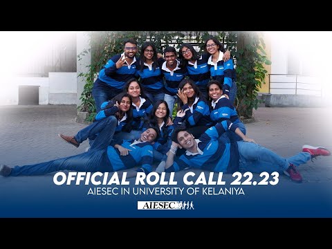 Roll Call 22.23 | AIESEC in University of Kelaniya