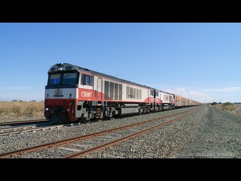 100 Wagon SCT 3PM9 Mixed Freight & Steel Train  (19/3/2022) - PoathTV Australian Railways