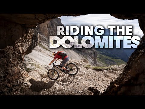 Prudké sjezdy v Dolomitech