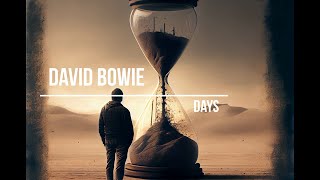 David Bowie - Days (lyrics video with AI generated images)