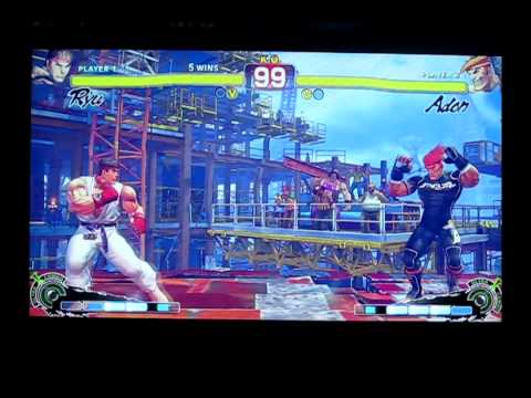 Super Street Fighter 4 RB 1:6 - GRAND FINALS - Infexious (Ryu) Vs Jiji (Adon)