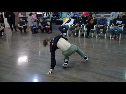 kids pro top16 bboy FastFreeze vs LilDimon - "ALL OPTION" break dance battle