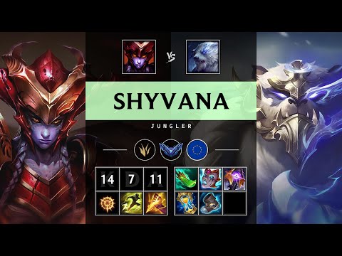 Shyvana Jungle vs Volibear - EUW Diamond Patch 25.18