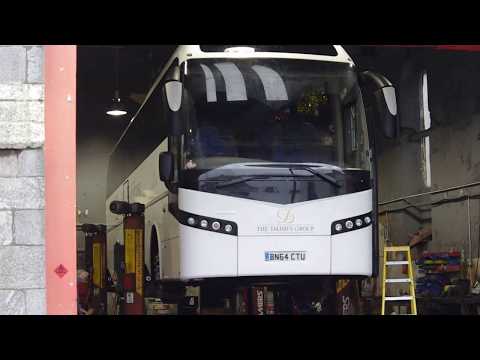 Daish's, Jonckheere Volvo B11R, BN64CTU, on Lift