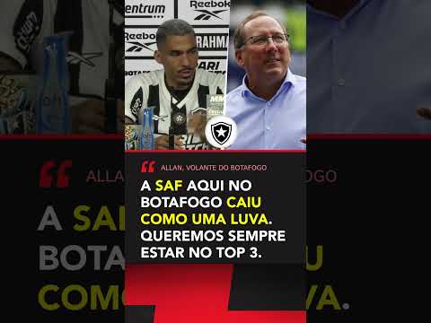Deu moral pro chefe! Allan elogia John Textor e a SAF sob seu comando #shorts