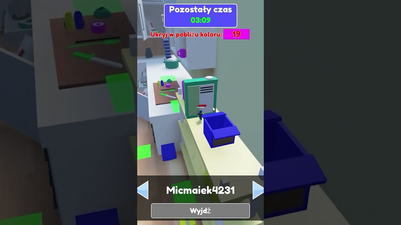 HE DIDN'T SEE ME HERE WHILE I WAS HIDING IN ROBLOX! #shorts