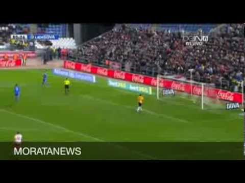 Morata gol contra Almería Real Madrid 5- 0 Almería  23/nov/13
