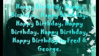 Happy Birthday To Us by Gred and Forge~Lyrics