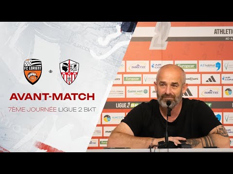 Avant-match FC Lorient - AC Ajaccio (J7 - Ligue 2)