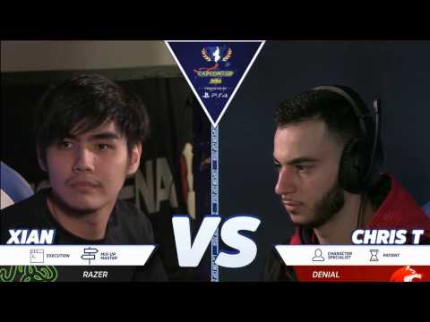 Street Fighter V Capcom Cup 2016   Day 1 RZR Xian VS DNL Chris Tatarian