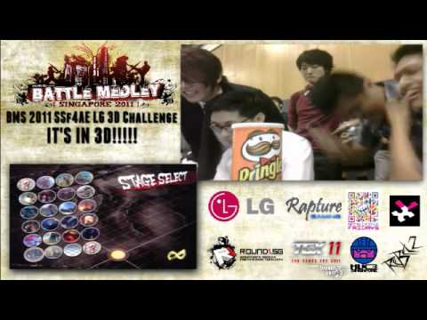 Battle Medley Singapore 2011 - SSF4AE LG 3D Challenge 2/3 - feat. EG Momochi, EG Choco Blanka