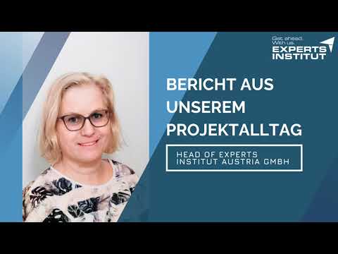 Hinter den Kulissen bei EI: Head of Experts Institut Austria stellt sich vor