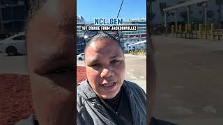 NCL Gem 1st Cruise out of Jacksonville! #norwegiangem #jacksonville