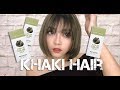 Khaki Green Hair Touch Up Trying Aprilskin Turn Up Color Cream In Matt Avocado