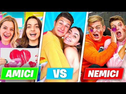 3 TIPI DI AMICI vs NEMICI CON NINNA E MATTI! Amici vs nemici a Scuola al pigiama party