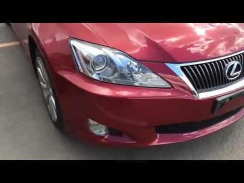 Lexus Certified Pre Owned Red 2010 IS 250 AWD in Calgary, Alberta