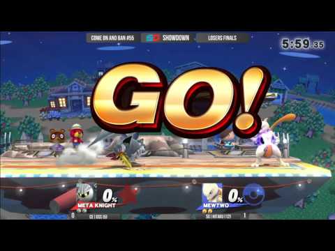 Come on and Ban #55 - Loser Finals: Ce|DSS (Meta Knight/Ness) vs SG|Hitaku (Mewtwo)