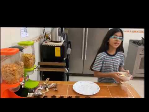 Haya - Creating her chocolate flavor as part of her Topic lesson on ‘Chocolates’  -Year 4I