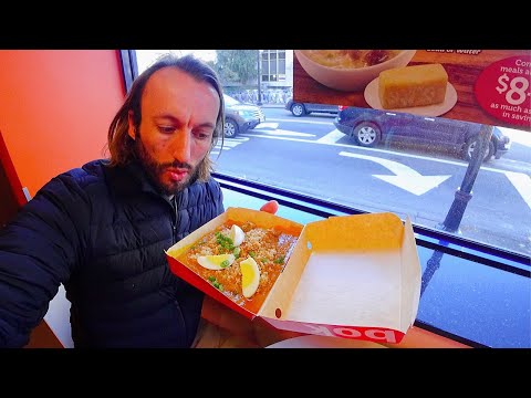 Red Ribbon Pancit Palabok, Empanadas & Mango Bar 🇵🇭 | Trying Filipino Food in Jersey City