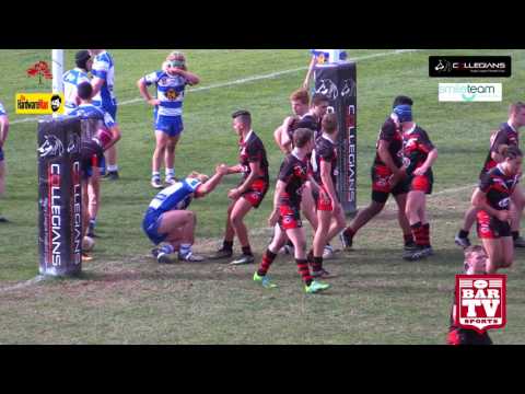 2017 IDRL Round 10 Under 18s Highlights - Collegians Vs Thirroul Butchers