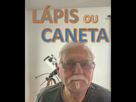 LÁPIS OU CANETA?