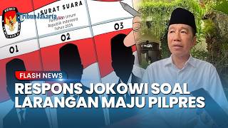 Jokowi Tanggapi Isu Larangan Keluarga Presiden Maju Pilpres: Tunggu & Hormati Putusan MK