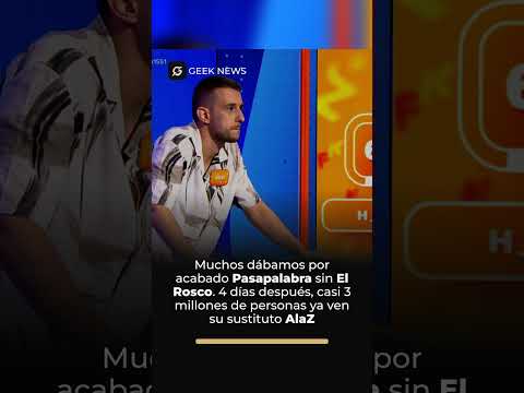 Muchos dábamos por acabado 'Pasapalabra' sin El Rosco. 4 días después, casi 3 millones de personas ya ven su sustituto