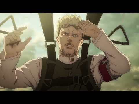 Reiner vs Eren - transformation de Reiner | attaque des titans episode 17 saison 4 (VF)
