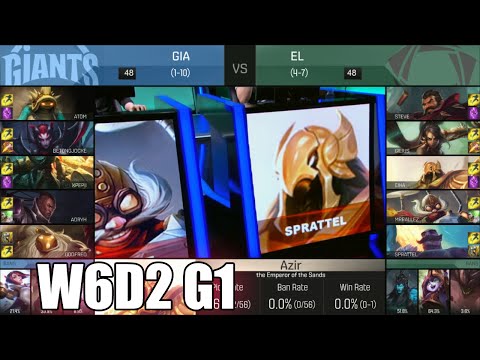 GIANTS vs Elements | Week 6 Day 2 S6 EU LCS Spring 2016 | GIA vs EL G2 W6D2