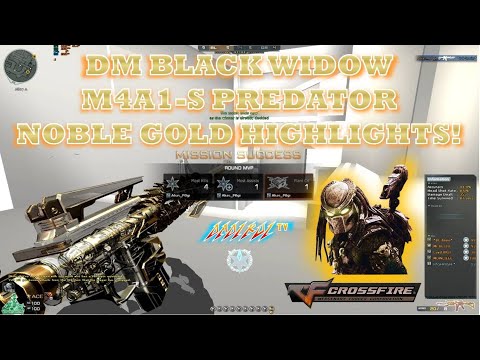 DM Black Widow M4A1-S Predator Noble Gold Highlights! (Namuti Na Naman) CrossFire Philippines!