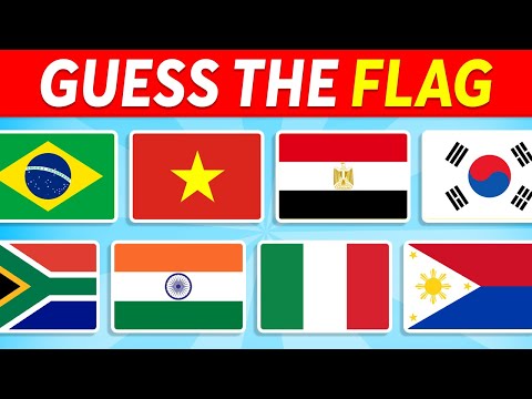 ???? Guess the Country by the Flag ???? | World Flags Quiz ????????