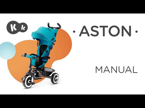 Детский трехколесный велосипед Kinderkraft Aston Malachite Grey