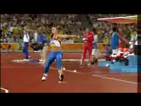 Barbora Špotáková - zlato Peking 2008 cz komentář - 71,42m