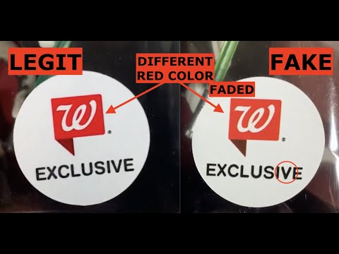 Funko Pop Legit Guide "Real Vs Fake": WALGREENS EXCLUSIVE (STICKER)