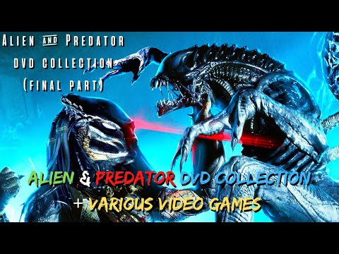 Alien & Predator DVD Collection (Final Part) Various DVD's & Games