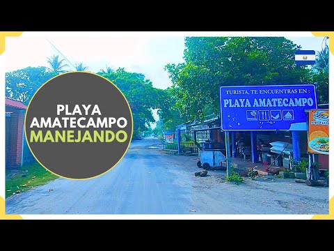 Manejando desde SAN SALVADOR hacia PLAYA AMATECAMPO en LA PAZ - EL SALVADOR 2025